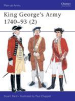 King George's Army 1740-93 (2) (Men-at-Arms) 1855325640 Book Cover