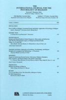International Journal for the Psychology of Religion (Volume 11, Number 3, [2001]) 0805897011 Book Cover