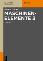 Maschinenelemente 3 3110645467 Book Cover