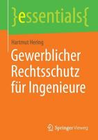Gewerblicher Rechtsschutz Fur Ingenieure 3658061278 Book Cover