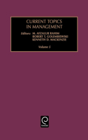 Current Topics in Management v.5 0762306742 Book Cover