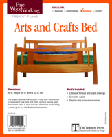 Fine Woodworking's Arts and Crafts Bed Plan 160085589X Book Cover