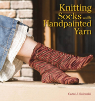Knitting Socks with Handpainted Yarn 1596680989 Book Cover