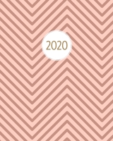 2020: Weekly & Monthly Planner & Diary Rose Gold Chevron - Euro French Theme Week to View A4 Letter Size with To-Do Lists January 2020 - December 2020 1698652259 Book Cover