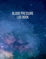 Blood Pressure Log Book: Large Print 53 Weeks Blood Pressure Tracker Journal Daily Personal Health Record 8.5 x 11 Inch Notebook (Volume 4) 1692477951 Book Cover