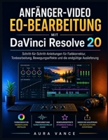 Anfänger-Video eo-Bearbeitung mit DaVinci Resolve 20: Schritt-für-Schritt-Anleitungen für Farbkorrektur, Tonbearbeitung, Bewegungseffekte und die endg B0H99C19Q2 Book Cover