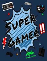 Super Gamer Graph Paper Notebook 1726477665 Book Cover