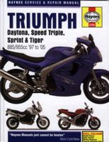 Triumph Daytona, Speed Triple, Sprint and Tiger Service and Repair Manual: 1997 to 2005 (Haynes Service & Repair Manuals) 1844252914 Book Cover