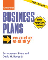 Business Plans Made Easy, 3/e (Entrepreneur Made Easy Series) 193253170X Book Cover