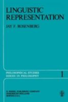 Linguistic Representation (Philosophical Studies Series) 9027709467 Book Cover