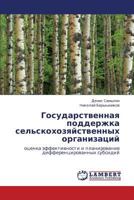 Государственная поддержка сельскохозяйственных организаций: оценка эффективности и планирование дифференцированных субсидий 3843321620 Book Cover