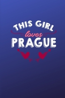 This girl loves Prague: 6x9 | 120 pages | dot grid | notebook | hometown | favorite city | Czech Republic 1691218235 Book Cover