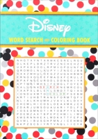 Disney Word Search and Coloring Book 1645174050 Book Cover