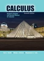 Student's Solution and Survival Manual for Calculus 1524934046 Book Cover