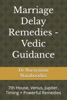 Marriage Delay Remedies - Vedic Guidance: 7th House, Venus, Jupiter, Timing + Powerful Remedies (Astrology Remedies & Solutions) B0GK5X4J28 Book Cover