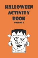 Halloween Activity Book Volume 3 1691096733 Book Cover