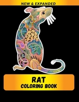 RAT COLORING BOOK (NEW & EXPANDED): Wonderful rat Coloring Book For rat Lover, Adults, Teens B08VCYDHCZ Book Cover