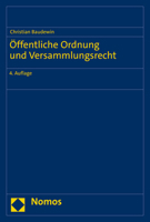 Offentliche Ordnung Und Versammlungsrecht 3848775182 Book Cover