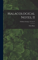 Malacological Notes, II; Fieldiana Zoology v.24, no.17 1014887771 Book Cover