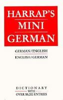 Harrap's Mini German Dictionary 0133830195 Book Cover