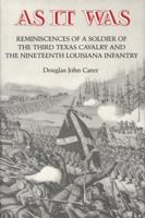 As It Was 1933337257 Book Cover