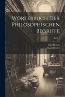 Wörterbuch der philosophischen Begriffe; Band 1 1022446894 Book Cover