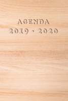 Agenda Scuola 2019 - 2020: Mensile - Settimanale - Giornaliera - Settembre 2019 - Agosto 2020 - Obiettivi - Rubrica - Orario Lezioni - Appunti - ... effetto Legno chiaro (Italian Edition) 1688927689 Book Cover