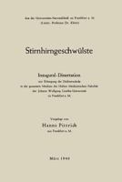 Stirnhirngeschwulste: Inaugural-Dissertation 3662282216 Book Cover