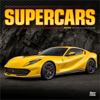 Supercars 2026 12 X 24 Inch (Hanging) Monthly Square Wall Calendar Plastic-Free B0DYKW4TV3 Book Cover