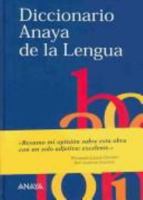 Diccionario anaya de la lengua / Anaya Language Dictionary 8483322455 Book Cover