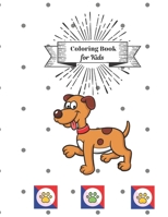 Coloring Book for Kids: Coloring Books Funny Dogs for Toddlers: Kids Ages 2-4, 4-8, Boys, Girls 1698529872 Book Cover