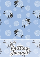My knitting journal: Keep track of your knitting, knitting project planner for beginner or expert Up To 60 Knitting Projects 125 pages, 7x10 Paperback On the cover: sheep in the shape of a wool ball 1707729069 Book Cover