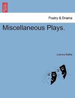 Miscellaneous Plays 1241086168 Book Cover