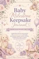 Baby Milestone Keepsake Journal: A Guided Baby Milestone Memory Journal with Inspirational Quotes, Photo Pages, First Milestone Keepsakes, Precious ... to Treasure Every Special Moment Forever 3384950429 Book Cover