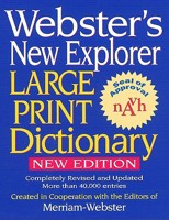 Webster's New Explorer Dictionary 1892859009 Book Cover