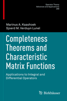 Completeness Theorems and Characteristic Matrix Functions: Applications to Integral and Differential Operators 3031045076 Book Cover