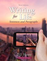 Writing for Life: Sentences and Paragraphs [with MyWritingLab & eText Access Code] 020588539X Book Cover