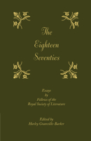 The eighteen-seventies: Essays 1107618150 Book Cover