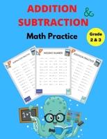 Addition and Subtraction Math Practice Grade 2&3: Math Game Book with Subtracting and Adding Double Digits 1915104610 Book Cover