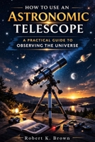 HOW TO USE AN ASTRONOMIC TELESCOPE: A Practical Guide to Observing the Universe B0GPL9Q43P Book Cover