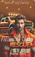Falling for the Rescue: A Forced Proximity, Search and Rescue Romance Packed with Heat, Heart, and High Stakes (Hearts on Duty) 196705309X Book Cover