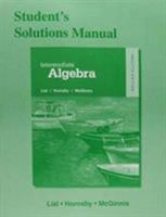 Student's Solutions Manual for Intermediate Algebra 0321715829 Book Cover