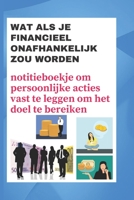 Wat als je financieel onafhankelijk zou worden: notitieboekje om persoonlijke acties vast te leggen om het doel te bereiken B09DMXZ7YW Book Cover