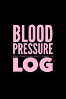 Blood Pressure Log: Tracker 1654346896 Book Cover