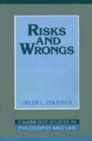Risks and Wrongs 0521428610 Book Cover