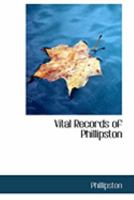 Vital Records of Phillipston 0554965224 Book Cover