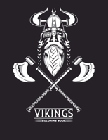 Vikings coloring book: A relaxation coloring book for adults vikings enthusiasts B08FTCSP8R Book Cover