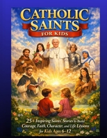 CATHOLIC SAINTS FOR KIDS: 25 + Inspiring Saints Stories to Build Courage, Faith, Character, and Life Lessons for Kids Ages 6–12 B0GVPZ9MLY Book Cover
