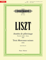 Années de pèlerinage -- Première Année (Suisse), 3 Morceaux suisses for Piano: S160, 156b; Urtext B07PPQ9K6S Book Cover