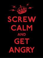 Screw Calm and Get Angry 0740799525 Book Cover